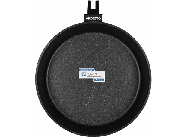 ტაფა Ardesto Deep Fry pan with removable handle Gemini Bari, 24cm, aluminium, black, 5 image