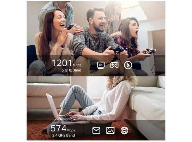 უსადენო ადაპტერი Archer TX20U Plus AX1800 High Gain Wireless USB Adapter, 9 image