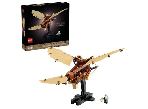 ლეგო LEGO Constructor Icons Leonardo da Vinci's Flying Machine