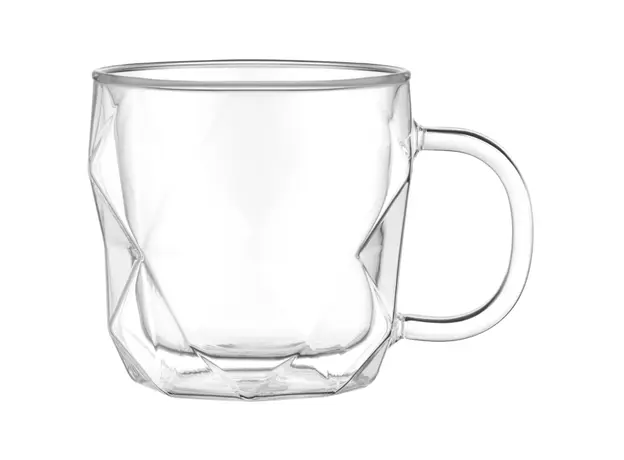 ჭიქების ნაკრები Ardesto AR2645BCH, 450ml, 2pcs, Double Wall Mug Set, Transparent
