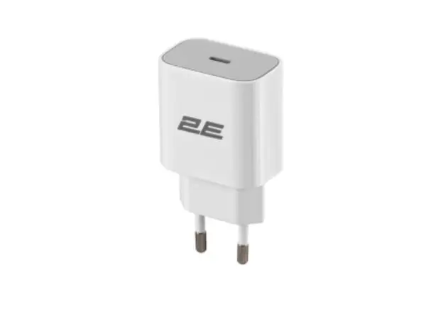 ადაპტერი 2E Wall Charger 30W USB-C PD, white, 2 image