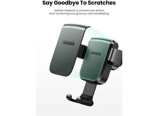 მობილურის დამჭერი UGREEN LP200 (60990B), Gravity Phone Holder With Suction Cup, Black, 4 image