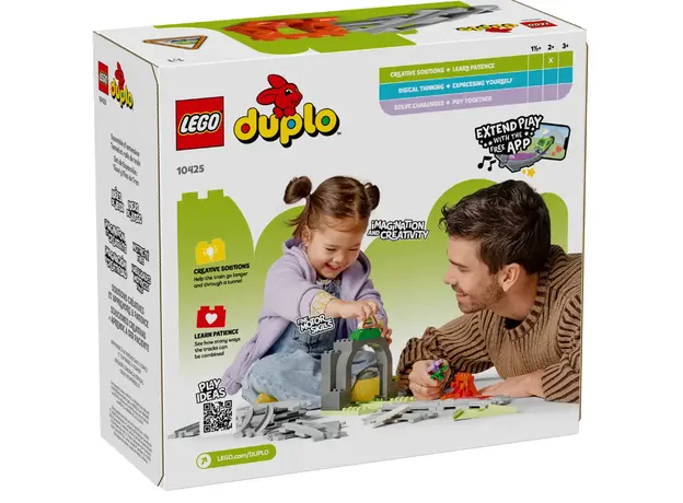 ლეგო LEGO Constructor DUPLO Town Train Tunnel and Tracks Expansion Set, 4 image