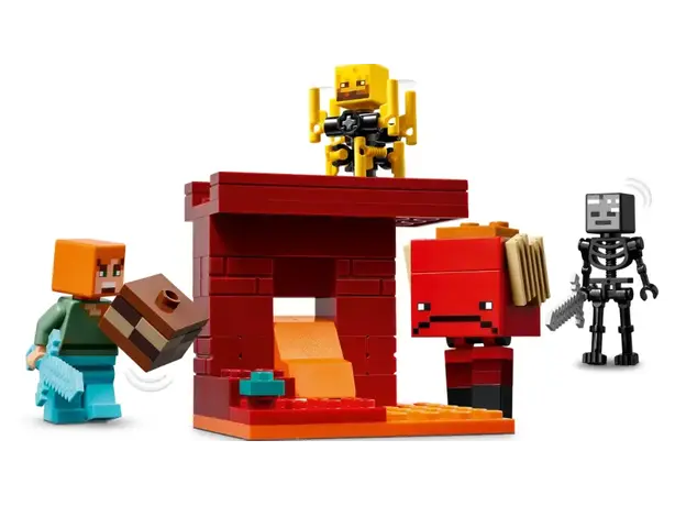 ლეგო LEGO Constructor Minecraft The Nether Lava Battle Set, 4 image
