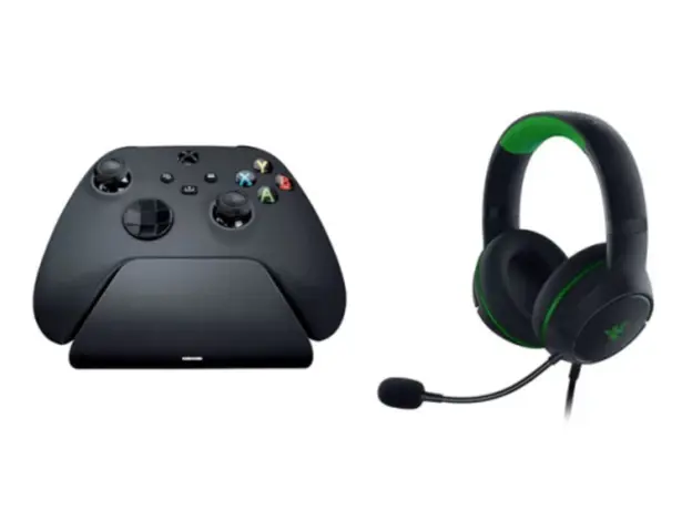 სათამაშო ნაკრები Razer Legendary Duo Bundle for Xbox: Kaira Wireless Headset and Quick Charging Stand - RZ82-03480100-B3M1