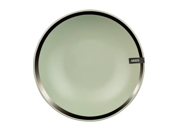 სუპის თასი Ardesto Soup plate Liguria, 20cm, ceramics, green, 3 image