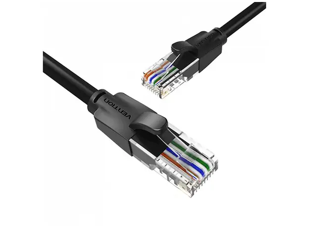 ქსელის კაბელი Vention IBEBQ Cat.6 UTP Patch Cable 20 m Black, 3 image