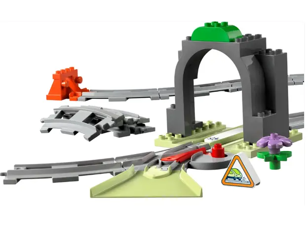 ლეგო LEGO Constructor DUPLO Town Train Tunnel and Tracks Expansion Set, 2 image