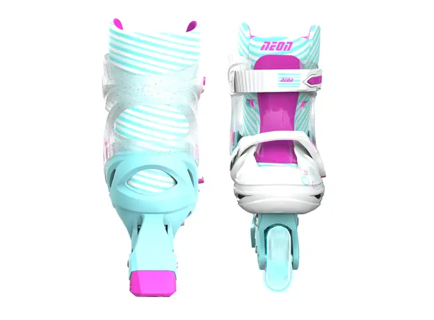 როლიკები NEON INLINE SKATES (SIZE 3-6) - NT08 (Teal Pink), 5 image