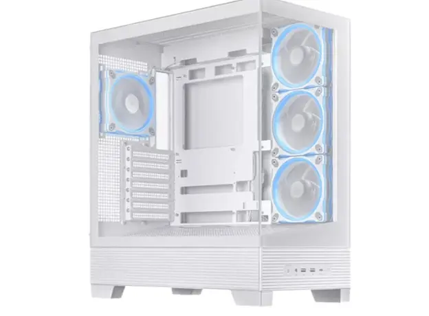 კომპიუტერის ქეისი ASUS A31 PLUS TG ARGB White, 2 image