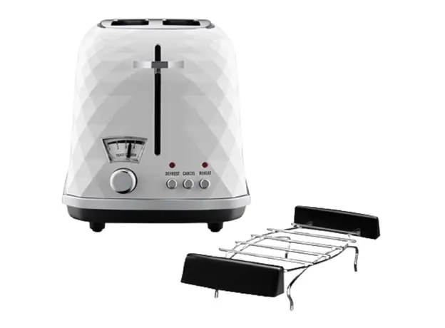 ტოსტერი DeLonghi CTJ2103W, 900W, Toaster, White, 3 image