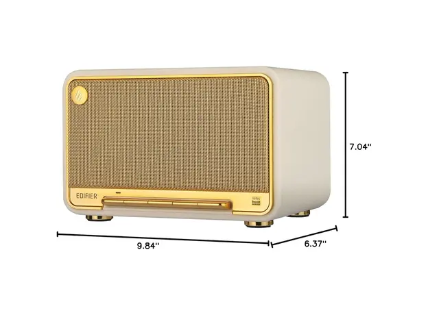 Speaker Edifier D32, 60W, Bluetooth, USB-C, AUX, Wi-Fi AirPlay, Speaker, White, 3 image