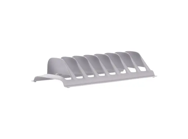 თავსახურების სადგამი Ardesto Lid organizer 29.5х13.5х6.5cm, plastic, grey, 6 image