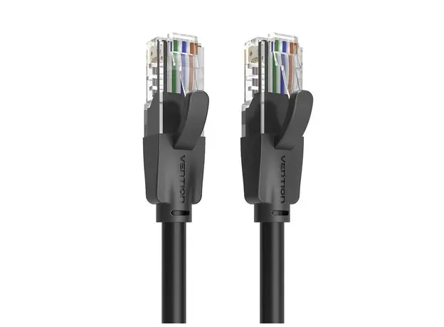 ქსელის კაბელი Vention Ibebi Cat.6 UTP Patch Cable 15 m Black, 2 image