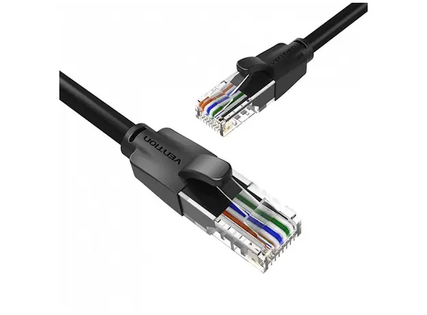 ქსელის კაბელი Vention Ibebi Cat.6 UTP Patch Cable 15 m Black, 3 image