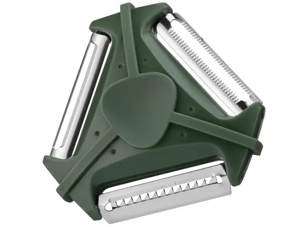 ბოსტნეულის სათლელი Ardesto AR2169PG Gemini, Peeler, Green, 3 image