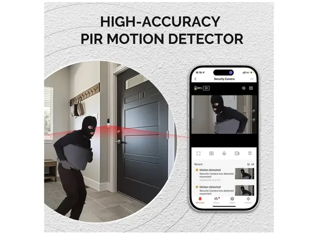 ჭკვიანი ვიდეო ზარი Moes Tuya Wifi Smart video Doorbell, 6 image