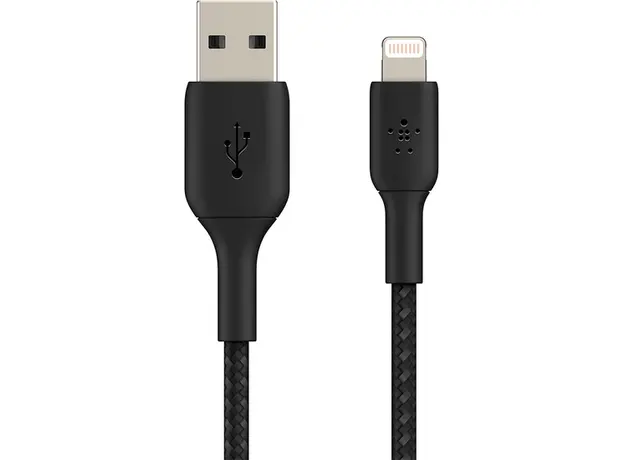 USB კაბელი BELKIN BOOSTCHARGE BRAIDED LIGHTNING TO USB-A CABLE