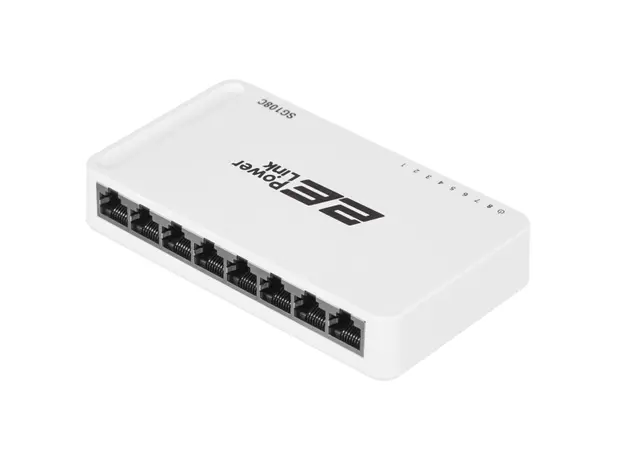 სვიჩი 2E 2E-SG108C PowerLink, 8-Port Gigabit, Switch, White, 5 image