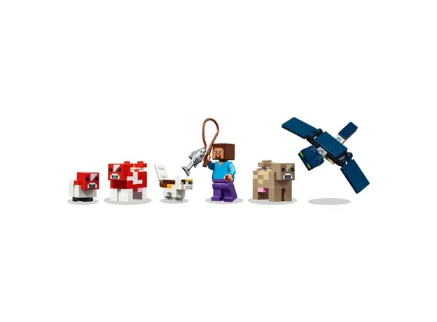 ლეგო LEGO Constructor Minecraft The Mooshroom House, 5 image