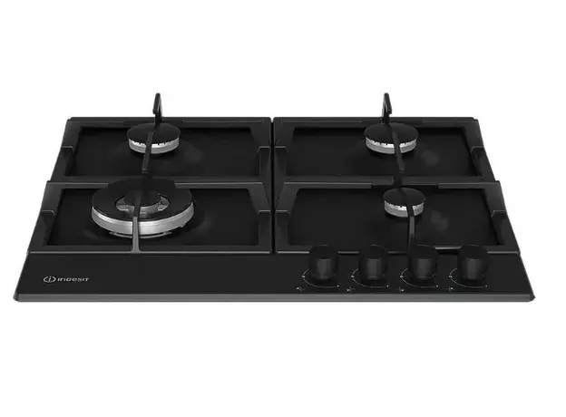 გაზქურის ზედაპირი Indesit THPM 642 WS/BL/I, 5 image