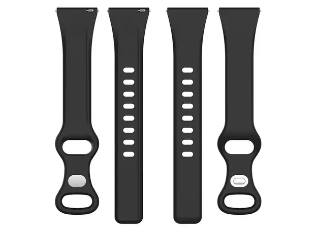 სმარტ საათის სამაჯური 20mm Watch Band for Samsung Galaxy Watch Huawei Watch GT 3 42mm , Silicone  Wrist Strap - Black, 4 image