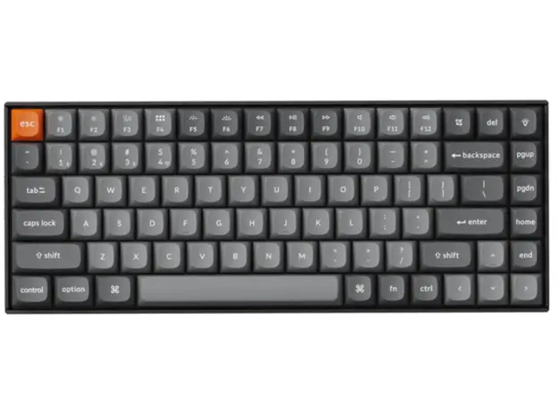 კლავიატურა Keychron K2 Max 84 keys, K Brown, WL/BT/USB-A, RGB, black, 2 image
