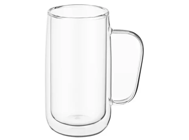 ჭიქების ნაკრები Ardesto AR2640BHR, 400ml, 2pcs, Double Wall Mug Set, Transparent