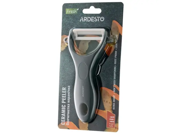 ბოსტნეულის სათლელი Ardesto AR8340GR Fresh, Peeler, Green, 4 image