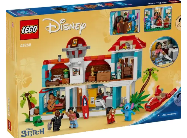 ლეგო LEGO Constructor Disney Classic Lilo and Stitch Beach House, 6 image