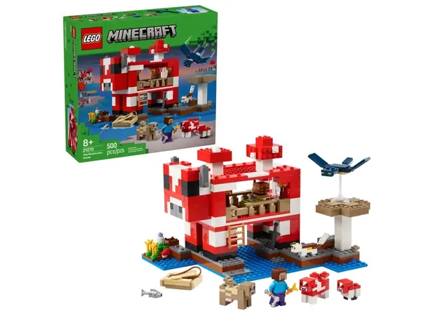 ლეგო LEGO Constructor Minecraft The Mooshroom House, 8 image