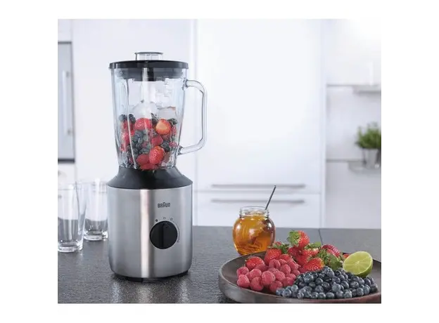 ბლენდერი BRAUN JB3272SI 800W 1.5L Black/Silver, 6 image