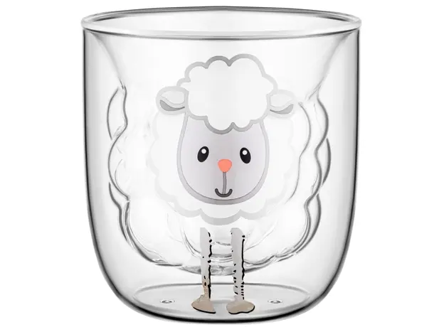 ჭიქების ნაკრები Ardesto AR2630BWL, 300ml, 2pcs, Double Wall Mug Set, Transparent