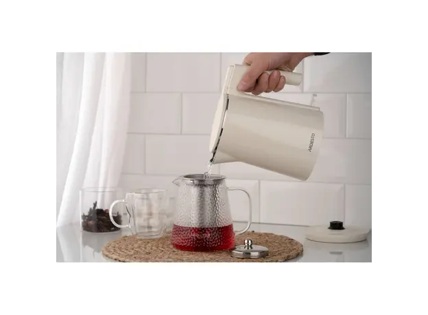 ელექტრო ჩაიდანი Ardesto EKL-F1BG, 1500W, 1L, Electric kettle, Beige, 7 image