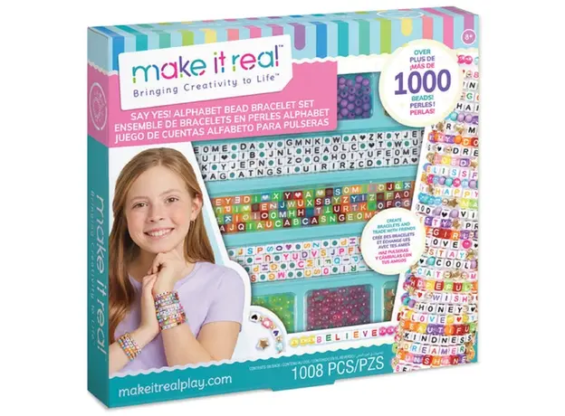 სამაჯურების ასაწყობი ნაკრები Make It Real 1742MR, Alphabet Bead Bracelet Set, 2 image