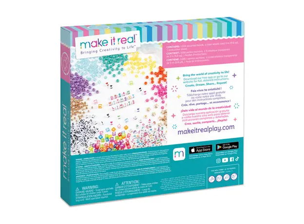 სამაჯურების ასაწყობი ნაკრები Make It Real 1742MR, Alphabet Bead Bracelet Set, 3 image