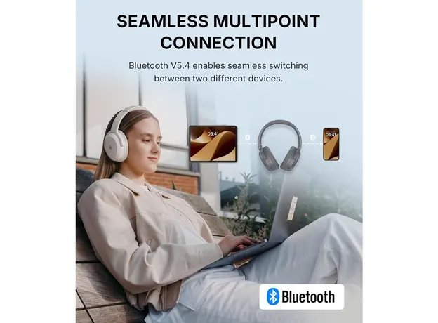 ყურსასმენი Edifier WH700NB Pro, Headset, Wireless, Bluetooth, With ANC, Grey, 8 image