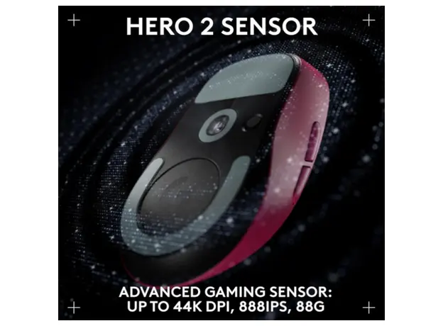 მაუსი LOGITECH G PRO X SUPERLIGHT 2 DEX - PINK - 2.4GHZ  - EER2-933 - #933, 4 image