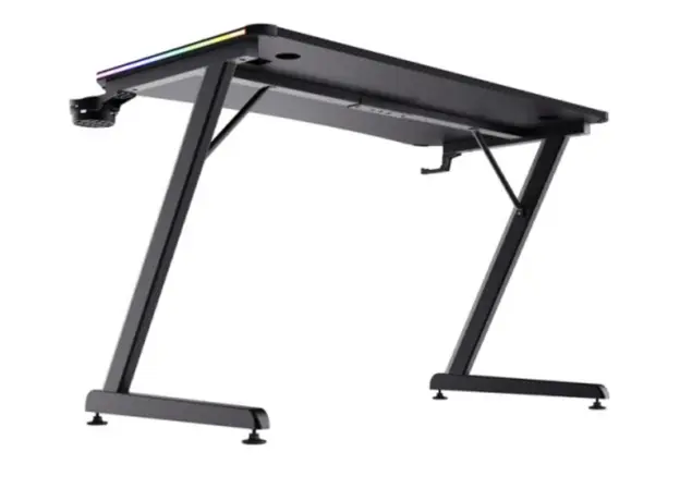 სათამაშო მაგიდა Trust GXT 709 Luminus RGB Gaming Desk Black - 25184, 4 image