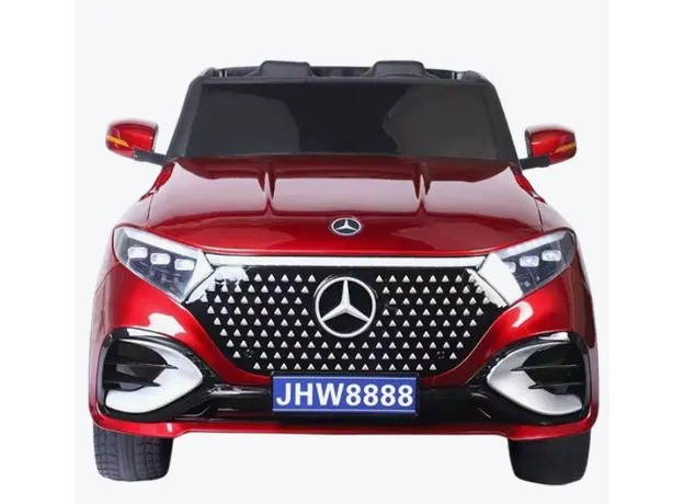 ბავშვის ელექტრო მანქანა mercedes-benz JHW-8888-RED, ტყავის სავარძლით, 2 image