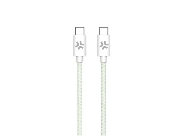 USB კაბელი Celly PD USB Type-C cable to USB Type-C (60 W) 1.5M Green