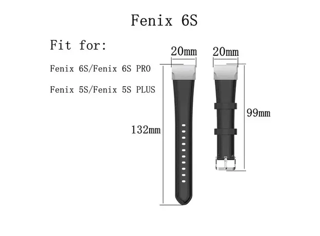 სმარტ საათის სამაჯური 20mm Oil Wax Skin Cowhide Leather Watch Band - Black, 5 image