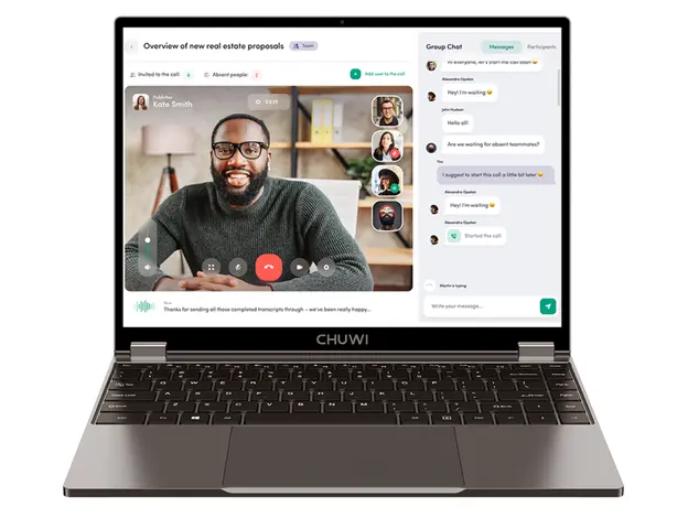 ნოუთბუქი Chuwi FreeBook N150, 13.4", Intel N150, 16GB, 512GB SSD, Integrated, W11H, Grey, 2 image