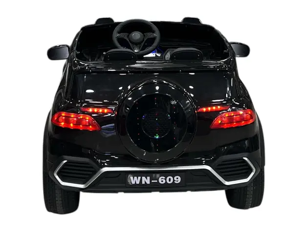 ბავშვის ელექტრო მანქანა mercedes-benz  WN-609-BLACK,ტყავის სავარძლით, 4 image