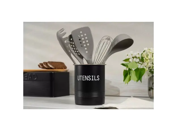 დანა ჩანგლის სათავსო Ardesto AR0915B Midori, Cutlery Holder, Black, 4 image