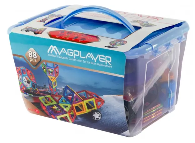 მაგნიტური კონსტრუქტორი Magplayer magnetic constructor MPT 88psc, 3 image