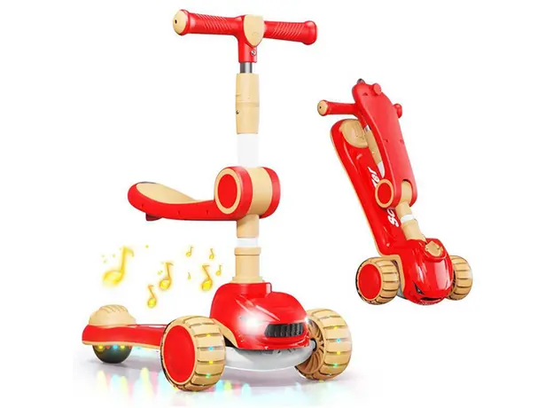 საბავშვო სკუტერი დასაჯდომით 758-1-R, 4 image