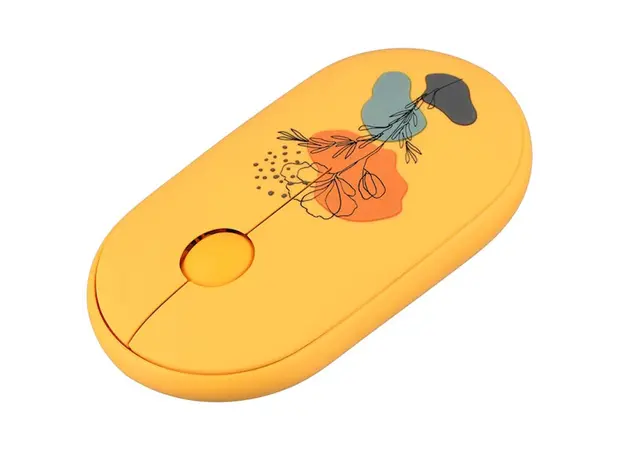 მაუსი 2E MF300 FLORA POPPY Silent WL BT, Yellow, 3 image