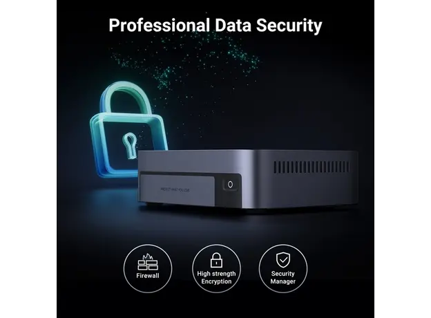 შენახვის სისტემა UGREEN NASync DXP480T Plus (25892), Intel i5-1235U, 8GB, 128GB, Diskless, RJ45, USB, HDMI, Space Gray, 8 image