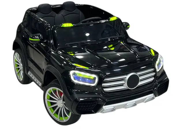 ბავშვის ელექტრო მანქანა mercedes-benz  WN-609-BLACK,ტყავის სავარძლით, 3 image